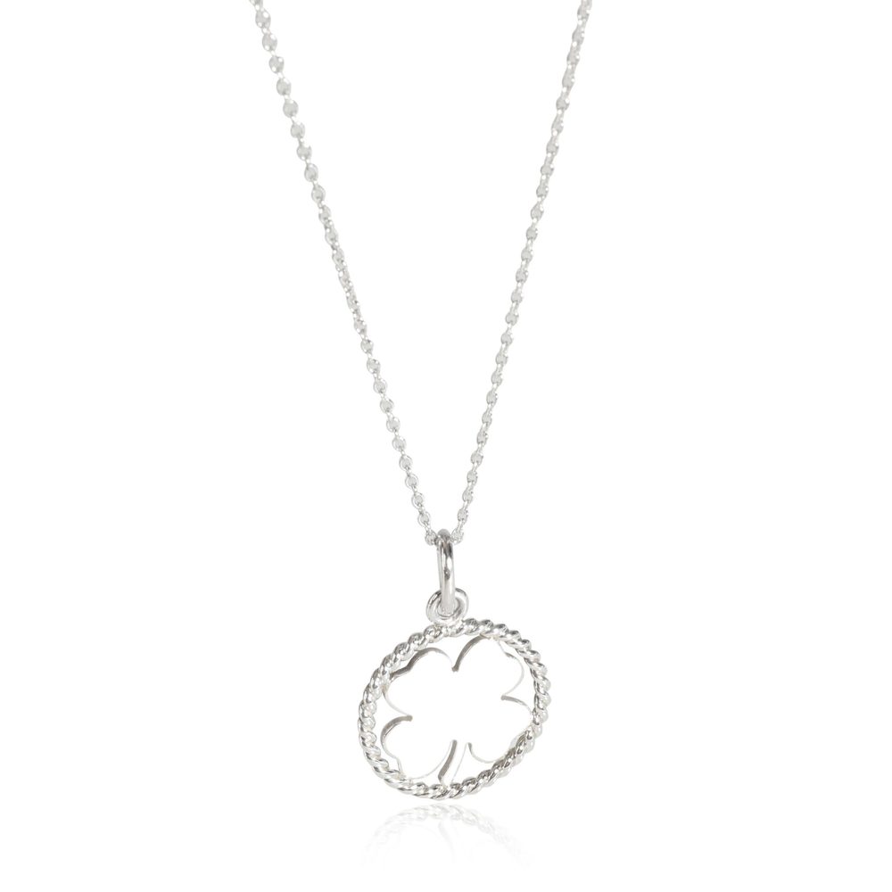 Tiffany & Co. Four Leaf Clover Pendant In Sterling Silver
